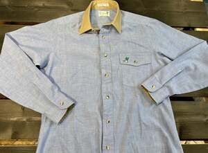 Vintage Career Club The Duck Collection Embroider Long Sleeve Button-Down Shirt